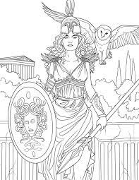 700 x 910 file type: Athena Coloring Pages Coloring Home