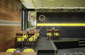 Modern Fast Food Restaurant Interior Design Hail Saudi Arabia Cas Modern Restaurant Design Restaurant Interior Restaurant Interior Design