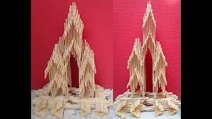 Look around and you'll see that even the most ordinary things can become magical during the new year holidays. How To Make Decorative Products From Ice Cream Sticks Youtube