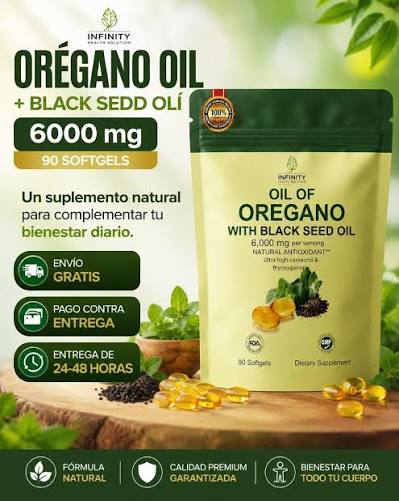 🌿✨ ACEITE DE ORÉGANO 4,000 mg – Nature's Truth ✨🌿 🧬 Con Carvacrol  natural, el compuesto activo del orégano 💰 Disponible por RD$1,250  Refuerza tu organismo de manera natural y potente 💚