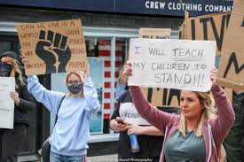 Welcome to the black lives matter official store! In Pictures Black Lives Matter Demonstration In Salisbury Salisbury Journal
