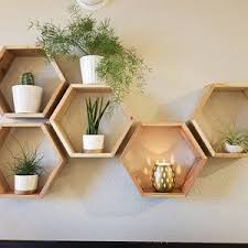 Set Of 6 Medium 2 Deep Hexagon Shelves Honeycomb Shelves Floating Shelves Geometric Shelves Geometric Shelves Honeycomb Shelves Decor