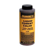 Quikrete 10 Oz Liquid Cement Brown 131701 The Home Depot Cement Color Cement Color Mixing