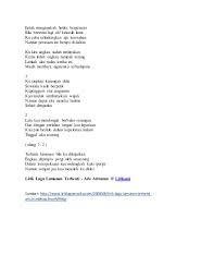 Hari ini dan semalam sixth sense lyrics. Lirik Lagu