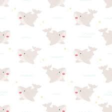 Download baby shark hd background. Premium Vector Cute Baby Shark Seamless Repeating Pattern Wallpaper Background Cute Seamless Pattern Background