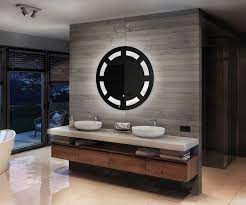 Large round bathroom mirror cabinet. Designer Backlit Led Bathroom Mirror L34 Artforma Bathroom Led Mirrors Cabinets