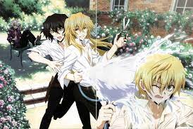 He decides to consider himself a greek, despite his parentage, and is subsequently unable to command a legion of roman ghosts. Pandora Hearts Emily Pandora Hearts Gilbert Nightray Oz Vessalius Vincent Nightray Xerxes Break Heterochromia Male Wet Crease Screening 104089 Yande Re