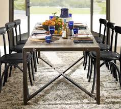 Colorful barn wood dining table. Clint Reclaimed Wood Dining Table Pottery Barn