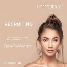 Mediclinic Middle East is excited to launch Enhance by Mediclinic, a new  brand dedicated solely to cosmetics and aesthetics, with its first clinic  located in The Dubai Mall. We are now recruiting