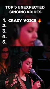 Top 5 Most Unexpected Singing Voices