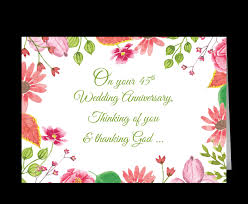 40th wedding anniversary greeting card | zazzle.com. Religious 45th Wedding Anniversary Send This Greeting Card Designed By Sandra Rose Designs Card Gnome