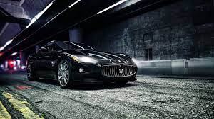 Maserati Granturismo In Black On Hd Wallpapers From Http Www Hotszots Eu Maserati Wallpaperbackgroundsmaserati11 Htm
