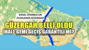 5 alternatif güzergah üzerinde çalışılan projede değerlendirme sonucunda kesin güzergah belirlendi. Kanal Istanbul Guzergahi Aciklandi