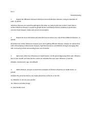Ethos, pathos, logos, ethos, pathos, log…. 8 5 3 Docx 8 5 3 Keturah Doeing 1 Explain The Difference Between Infectious And Noninfectious Diseases And Give Examples Of Each 4 Points Infectious Course Hero