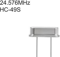 5-Pack 24.576MHz Quartz Crystal Oscillators (HC-49S DIP)