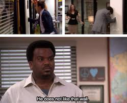 Craig Robinson Ed Helms Andy The Office Theoffice Wall The Office Nbc Tv Shows Funny Great Tv Shows