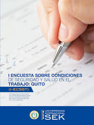 Pdf I Encuesta Sobre Condiciones De Seguridad Y Salud En El Trabajo Quito I Ecsst