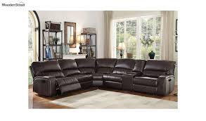 Moreover, these reclining living room sets are made of pu leather material. Buy Brazil Leatherette 6 Seater Recliner Sofa Set Brown Online In India Wooden Street
