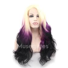 As long as the pink tones complement the way in which your #13: Ombre Rainbow Blonde Purple Black Wavy Synthetic Lace Front Wigs Hs0008 Musegetes