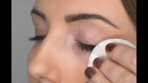 Hold the cotton pad over your closed eye for 20 seconds to loosen the glue. How To Remove Eyelash Extensions At Home By Nouveau Lashes Youtube
