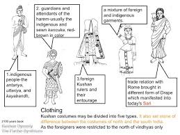 Clothing 2100 Years Back 1 Indigenous People The Antariya Uttariya And Kayabandh 2 Guardians And Attendants Indian Fashion Fashion History Ancient