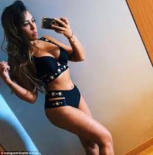 Sophie Kasaei Shows Off Her Slim Down In Bikini On Instagram Daily Mail Online