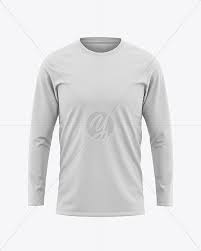 Find & download free graphic resources for t shirt mockup. Men S Long Sleeve T Shirt Mockup Front View In Apparel Mockups On Yellow Images Object Mockups