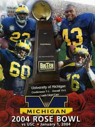 2004 Rose Bowl University Of Michigan Athletics