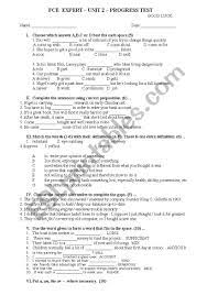 2 close 3 keep 4 sites 5 but 6 me 7 about ex 2: Fce Expert Unit 5 Progress Test With Key Esl Worksheet By Anusia