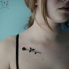 40 Black Floral Rose Tattoo Ideas For Women 99outfit Com Collar Bone Tattoo Black Rose Tattoos Rose Tattoos For Women