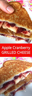 Apple Cranberry Grilled Cheese Sandwich Recipe Recipe Food Cheese Sandwich Recipes Grill Cheese Sandwich Recipes