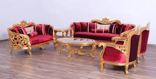 Add to wish list add to compare. Buy European Furniture Bellagio Coffee Table Set 2 Pcs In Gold Red Antique Red Wood Solid Hardwood Online