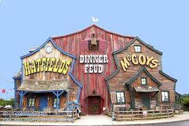 hatfield and mccoys dinner theater building art print in