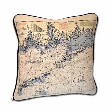 Nautical Chart Pillow