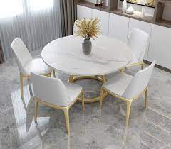 Dining room chairs online market with greatest options of dining room chairs. Nordic Dining Table Combination Marble Postmodern Light Luxury Round Dining Table House Apartment Table Chairs Buy Round Marble Top Dining Table Dining Tables Marble Dining Table Set Product On Alibaba Com