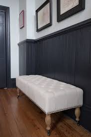 My Houzz Reclaimed Style In An 1880s Loft Dining Room Wainscoting Painted Wainscoting Black Wainscoting
