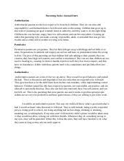 Running mac snow leopard safa. Parenting Styles Journal Entry Pdf There Are Three Types Of Parenting Styles From Diana Baumrind The Strictest One Is The Authoritarian Parent Those Course Hero