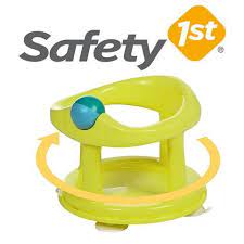 There are four independent suction pads on the base to ensure stability and security when placed in the bath.product features:unique and patented. Safety 1st Swivel Baby Bathtub Seat Lime Green Baby Bath Tub Baby Bath Seat Baby Bath