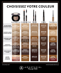 Color Chart Anastasia Beverly Hills Makeup Looks