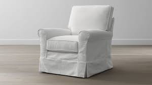 Harborside Slipcovered Swivel Glider Slipcovers For Chairs Living Room Chairs Slipcovers