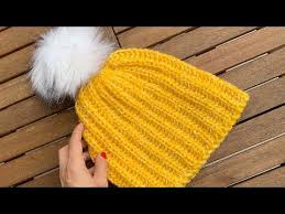 Selanik Orgu Ile Calisildigi Icin Adina Selanik Bere Modeli Denilen Bu Bereyi Cok Hizli Bir Sekilde Bitirip Heme Patchwork Quilts Crochet Patterns Knitted Hats
