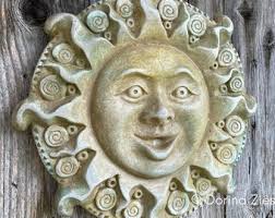 Medallion Style Concrete Wall Sun, Garden Art, Garden Ornament, Wall  Sculpture Art, Garden Sculpture, House Warming Gift, Birthday Gift,