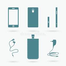 Cell Phone And Accessories Vector Illustration Of Cell Phone And Accessories Ad Accessories Phone Cell Cell Cell Phone Accessories Cell Phone Phone