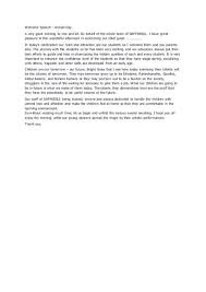 Welcome Speech Annual Day A Very Good Evening To One And All On Behalf Of The Whole Team Of Daffodils I Have Great Pl Speech Speech Script Welcome Words Mr barack obama gave his inauguration speech (or inaugural speech) in washington today.