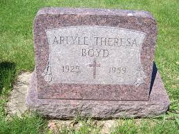 Arlyle Theresa Lane Boyd (1925-1959)