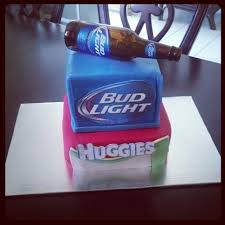 Great for a beer & diaper party or 21st birthday. Man Shower Cakes Popsugar Family