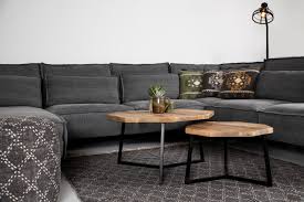 This mömax couchtisch urban graphic has 15 dominated colors, which include white, copper rose, metallic sunburst, mine shaft, avocado, costa del sol, brown yellow, buccaneer, dim gray, black. Coffee Table Urban Mango Wood Iron Powder Coated Black Set Of 2 Coffee Side Tables Henk Schram Meubelen