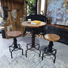 3 pieces bar table dining kitchen table chair dining room sets w/ storage. Buy Topower Industrial Bar Table 31 5 41 3 Adjustable Pub Table Kitchen Dining Coffee Bistro Table Bronze Online In Indonesia B073qmtgv8