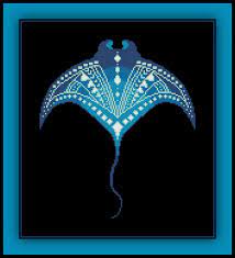Patreon Only Gramma Tala Cross Stitch Pattern Moana Manta Ray Cross Stitch Cross Stitch Tattoo Manta Ray
