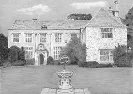 Avebury Manor Christine Bozier Graphite And Colour Pencil Pencil Drawings Drawings Art